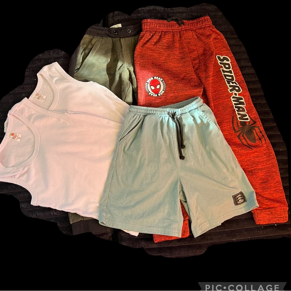 Jogger,Tank and Shorts Set